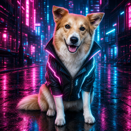 Neon City style preview